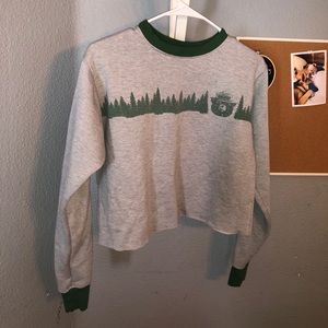 Cropped sweatshirt